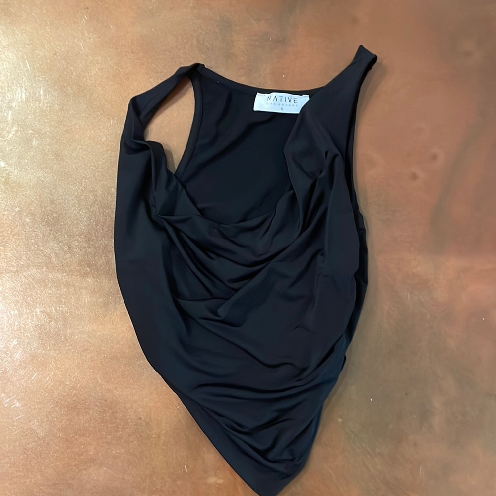 Black tank top